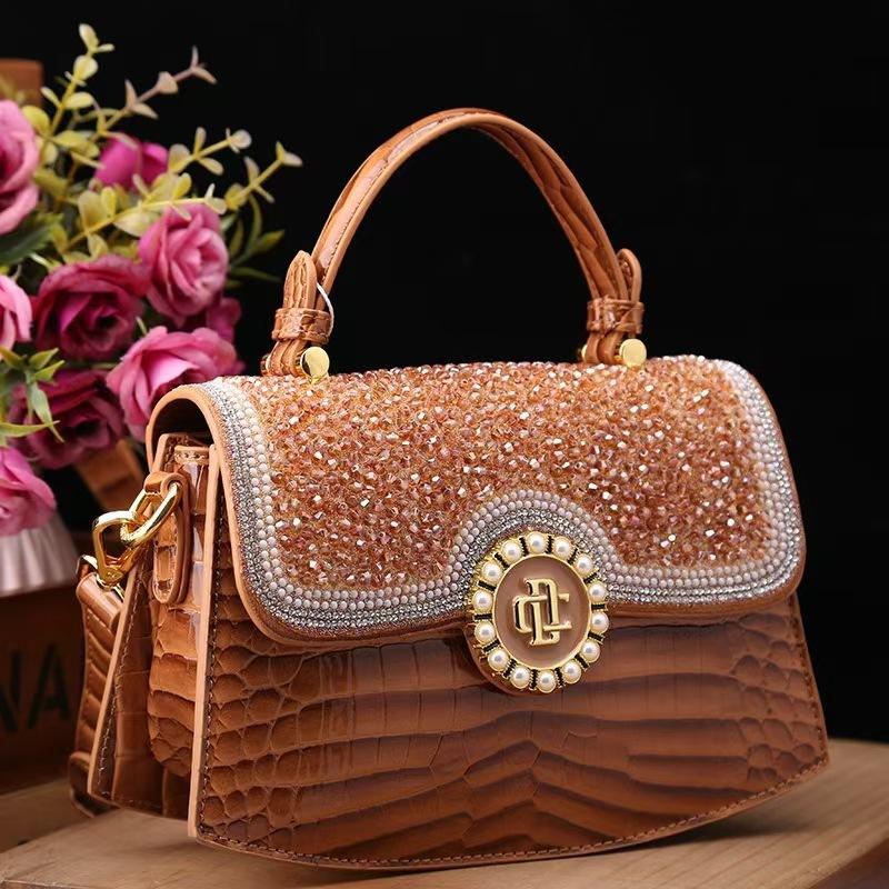 Handbag Bag Snake Pattern Atmosphere Middle-Aged Women'S Bag Light Luxury Counter