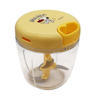 Snoopy Bunbun Chopper 900 Vylepšená edícia Sekací stroj s umývateľným vekom 5 nožov PEANUTS K&A BBC-SN09 (03.BAMBAM (žltá) [Tritan])