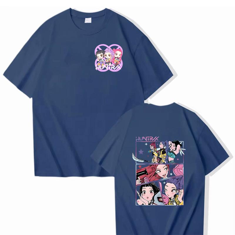 16 Colors Movie KPop Demon Hunters Rumi Mira Zoey Graphic Tshirts Men Women Korean Fashion Trend Streetwear Unisex Casual T-shirt