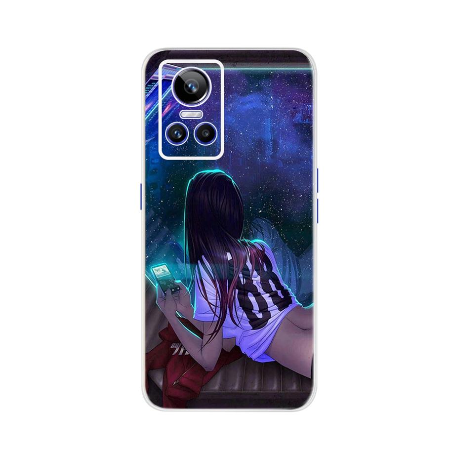 For Realme GT Neo3 Case Cover For Realme GT Neo 3 150W Bumper Soft Lovely Cat Wolf Silicone Phone Funda For Realme GT Neo3 Coque