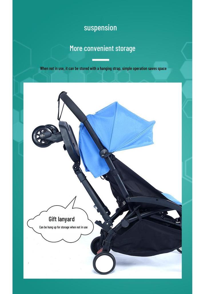 Cross-Border Dual Trailer Stroller for Kids