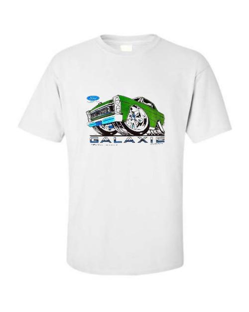 

1965 Ford Galaxie Classic Muscle Street Car T-shirt Single OR Double Print 4XL