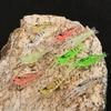 15Pcs  Pvc Shrimp Lures Multicolor Soft Luminous Shrimp Bait Set Fishing Lure With Sharp Hook