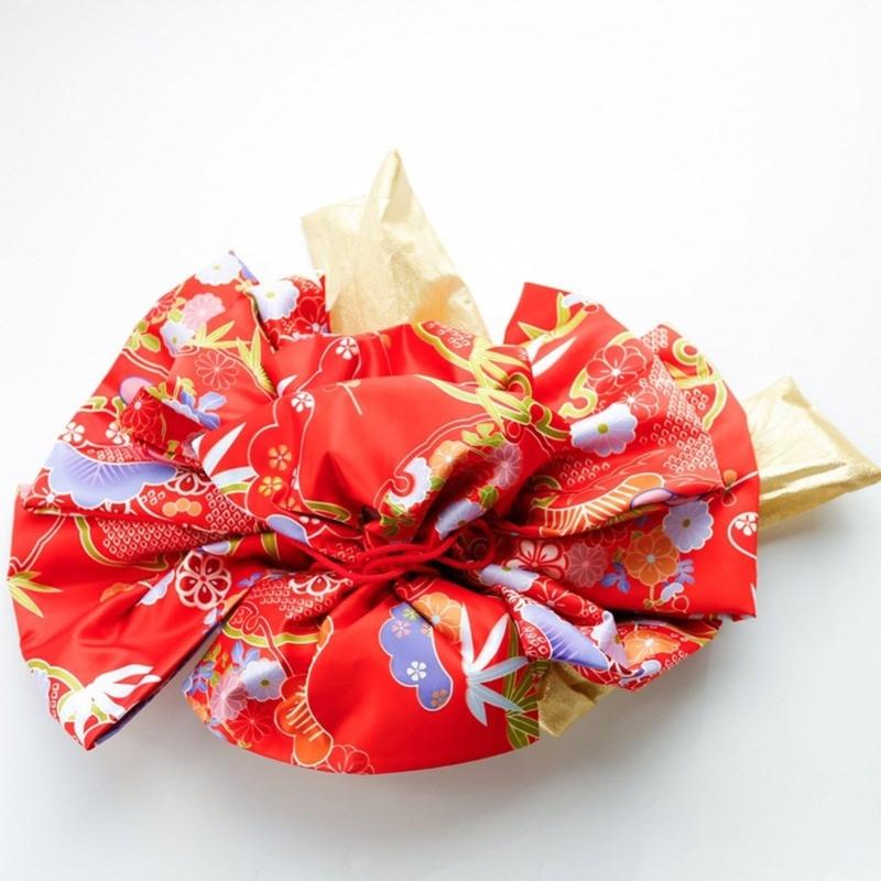 Oversized Bowknot Belt Traditional Japanese Sash for Kimono Adjustable Length Soft Fabric Multiple Color Option