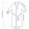 ROCKAN Bathrobe - White L/XL 703.920.33