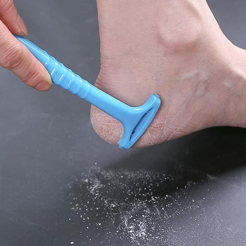 

Foot Heel Callus Remover Feet Dead Skin Removal Skin Care Tool Plastic Portable Pedicure Rasp 3-pcs синій