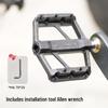 GUB GC-072 Carbon Fiber Pedals: Mountain/Road Bike Anti-Slip Titanium Alloy with Triple Bearings.
