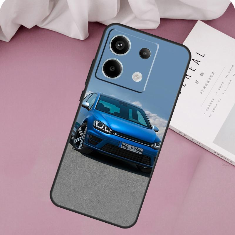 Sport Car Golf 7 Case For Redmi Note 13 Pro Plus 9 10 11 12 Pro 10S 11S 12S Redmi 12 9C 10C 12C 13C Cover