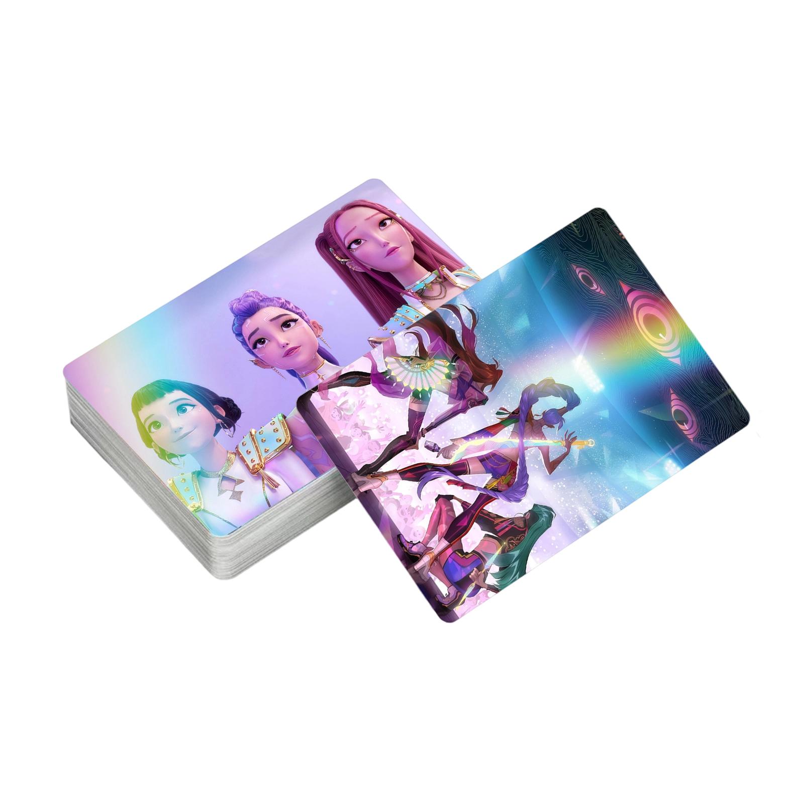 

132 Двусторонние цветные фотокарточки HD с аниме-персонажами, Коллекционные карточки с аниме-периферией, Наклейки и Поздравительные открытки One Size