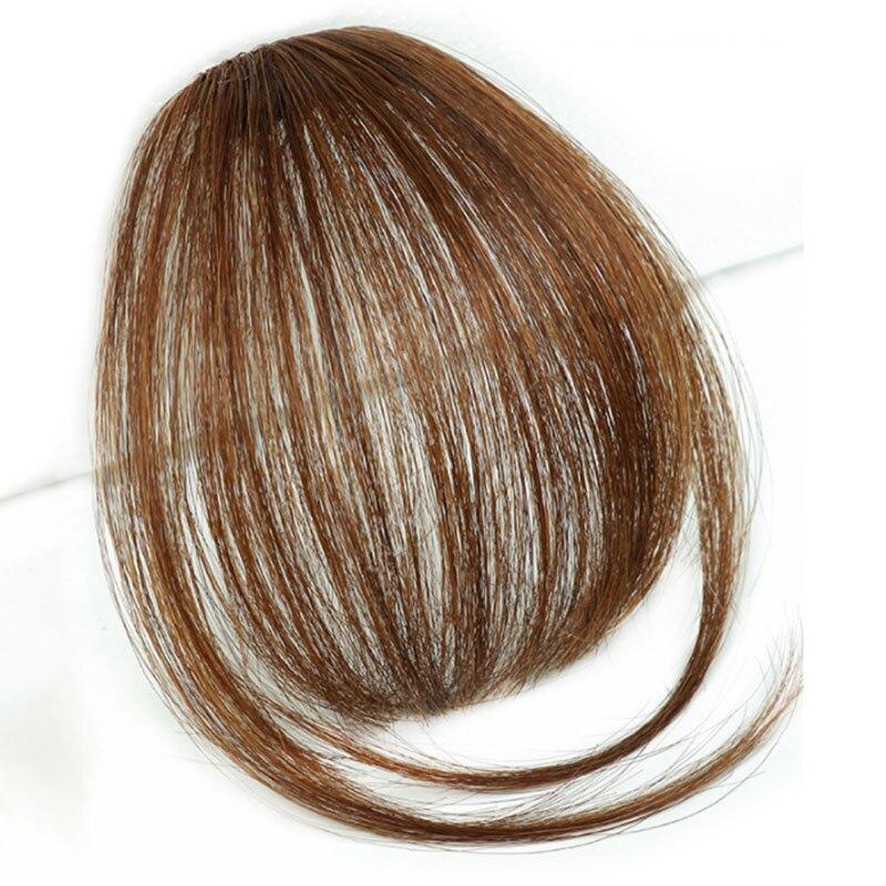 

MERISIHAIR HAIR 6 дюймов, 4 цвета, заколка для волос, челка, аксессуары для волос, синтетическая накладная челка, заколка для наращивания волос