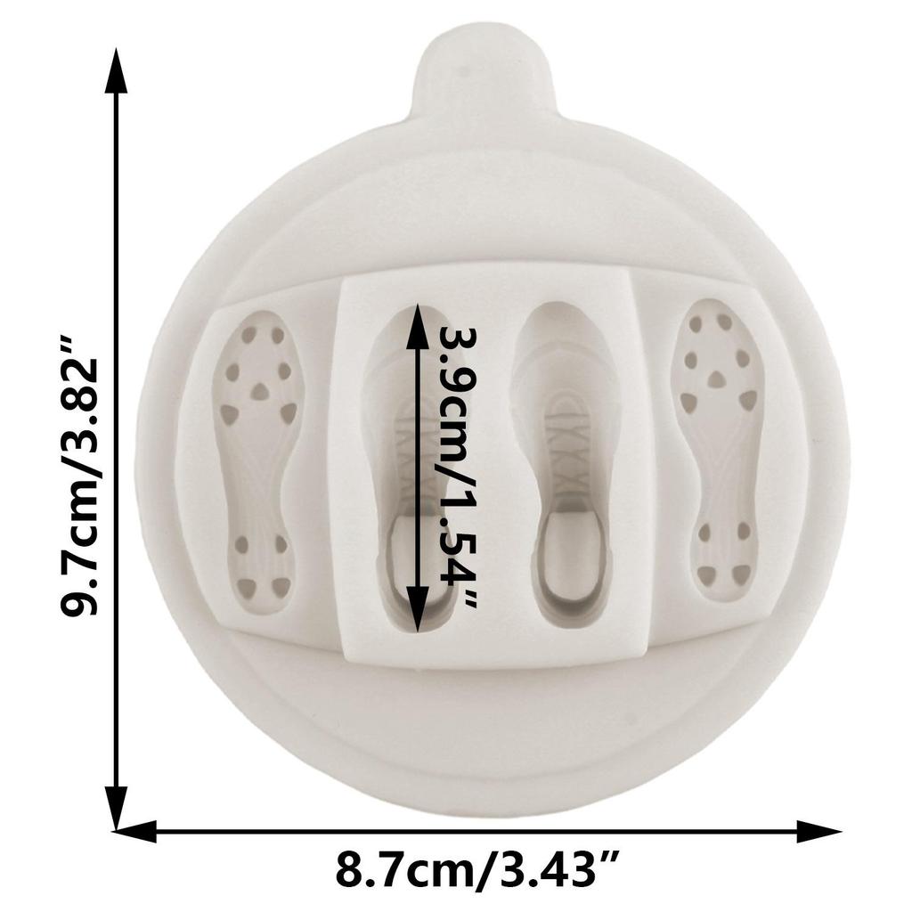Moldes de Silicone Jogador de Futebol Jogador de Futebol Chuteiras Molde de Fondant Ferramentas para Decoração de Bolo Topper de Cupcake Doce Chocolate Molde de Pasta de Goma