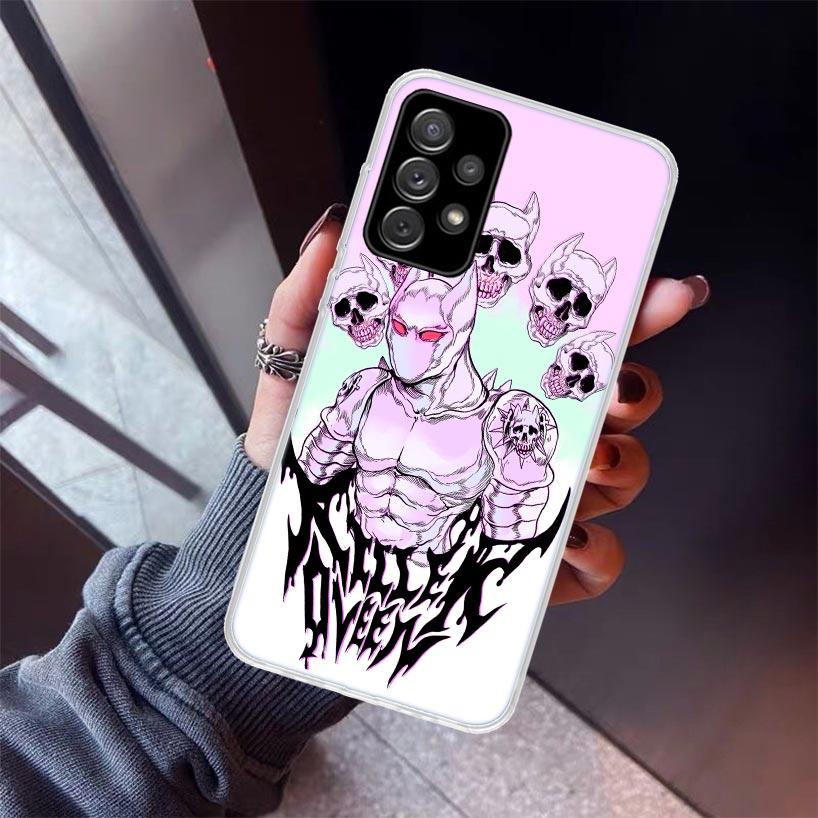 Anime JoJo Killer Queen Hard Phone Case For Samsung Galaxy A17 A57 A37 A16 A26 A36 A56 A15 A25 A35 A55 A14 A13 A54 A53 A34 A24 A