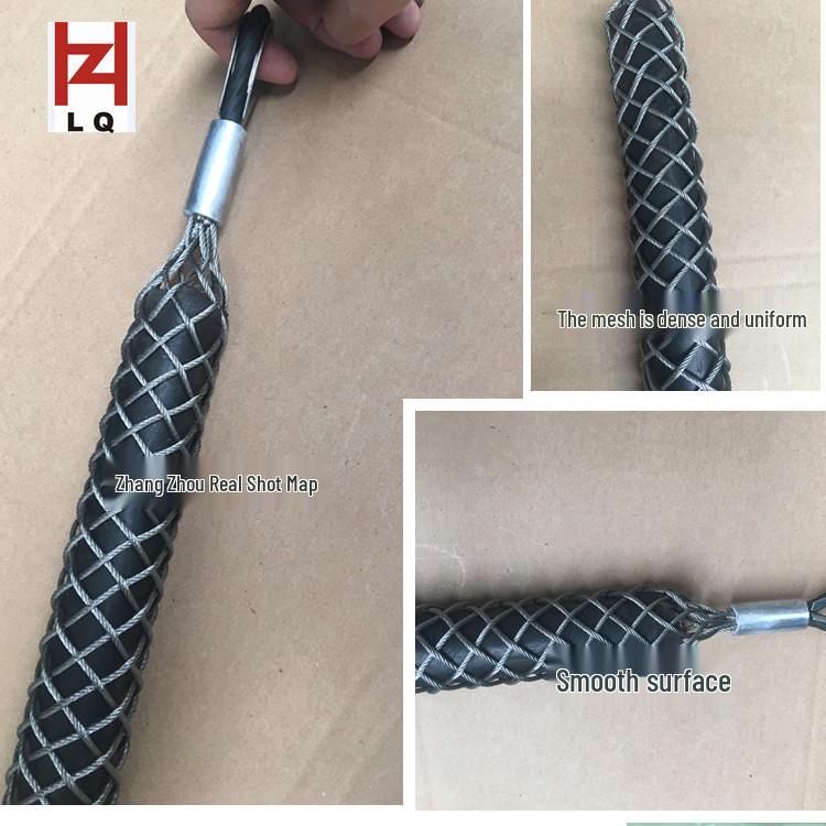Galvanized Traction Net Sleeve for Power Cable Construction
