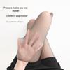 Ultra-Thin High-Leg Silk Stockings: Anti-Snag, 0D Air-Feeling, Sexy, High-Transparency Black Tights for Women