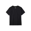 Li-Ning Letter Round Neck Versatile Thin Loose Short Sleeve Drop Shoulder T-Shirt Unisex T-Shirt Black AHSU869-1
