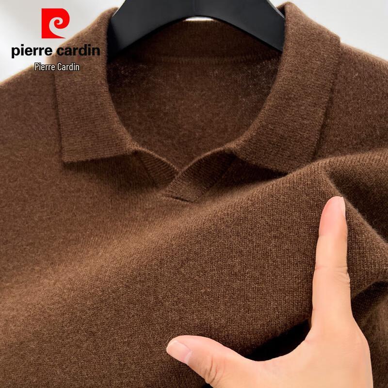 

Pierre Cardin Men s 100% Pure Wool Polo Collar Sweater 2XL