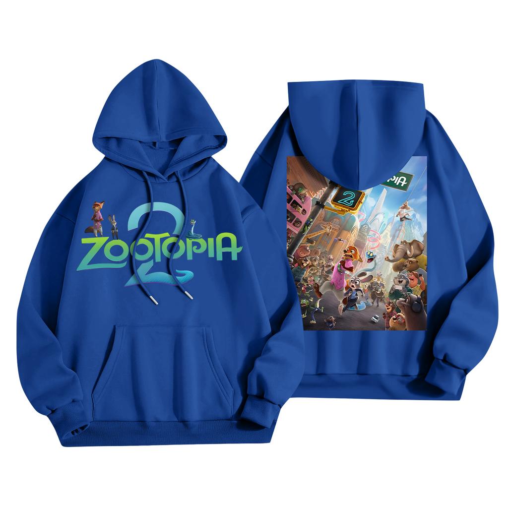 Women's Casual FashionPrinted  Casual Hooded Sweatshirt With Pockets