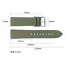 20mm 22mm Nylon Leather Watch Band Soft Canvas Strap Belt Universal Bracelet for Seiko for IWC for Men Women Sport Wrist Band