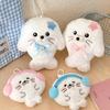 Cartoon Plush Seal Pendant Kawaii Stuffed Doll Pendant Soft Fuzzy Seal Keychain  Christmas Gift