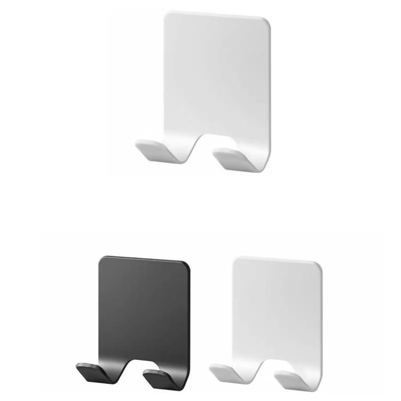 2/4Pcs Punch Free Razor Holder Wall Mounted Shaver Storage Hook Waterproof Self Adhesive Rack For Bathroom Toilet Organizer