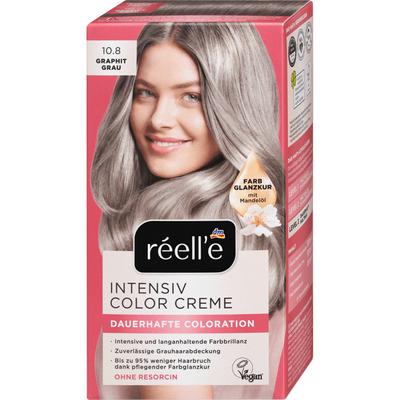 DM real reele barva na vlasy 10.8 grafitově šedá 1 ks