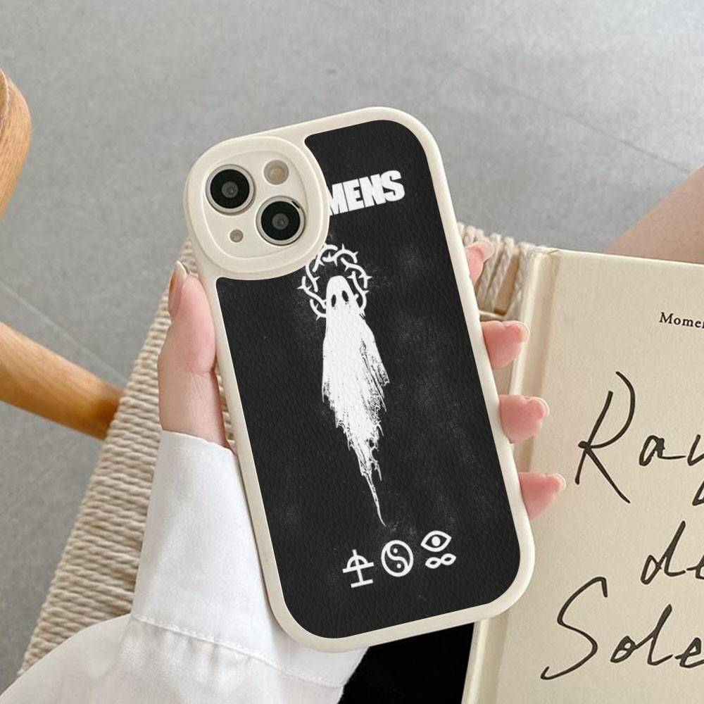 Bad Omens Music Band Leather Phone Case For IPhone 16 15 14 13 12 11 Pro Max Plus Shockproof Cover