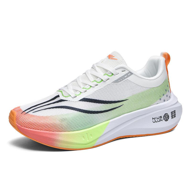 Men's shoes summer mesh breathable thin sports students youth sports shoes junior high school students older children carbon board running shoes