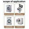5Pcs Anti Winding Laundry Ball Circular Pure White Magic Cleaning Drum Washing Machine For Dirt Removal And Knotting