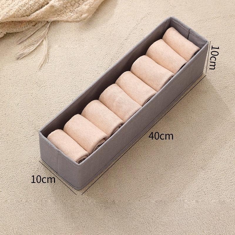 

1PC Large Fabric Window Cotton Linen Storage Box Foldable Wardrobe Organizer for Clothing Toys - Efficient Storage Solution