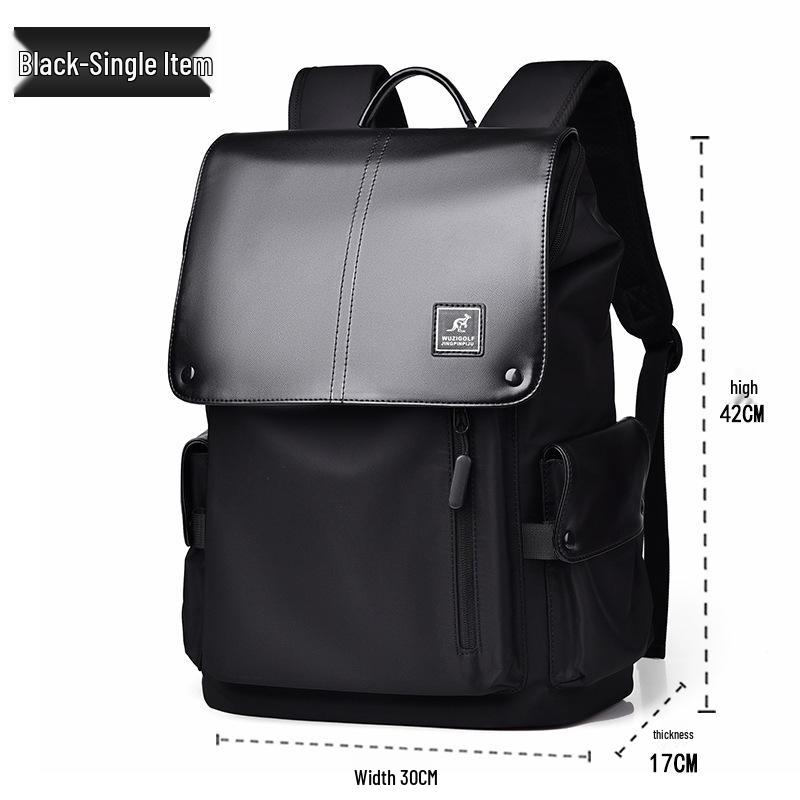 

Unisex Waterproof Backpack: Casual Laptop, Travel & Outdoor Use чёрный