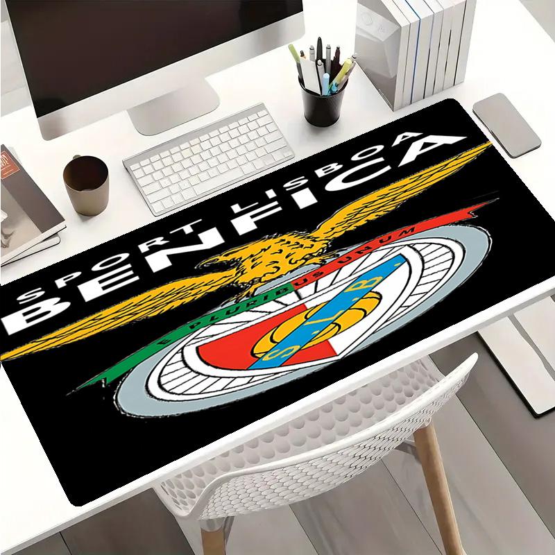 Sport Lisboa e Benfica Mouse Pad - Kaymaz Kauçuk Taban, İş, Oyun, Ofis ve Ev Kullanımı İçin Pürüzsüz Yüzey, Masaüstü Mouse Pad