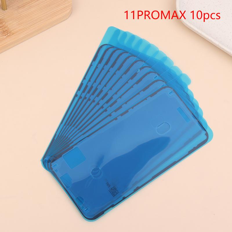 10Pcs Waterproof Adhesive Battery Sticker Kits For Phone Xr Xs 11 12 13 14 15 Mini Pro Max Screen Frame Bezel Seal Tape Glue