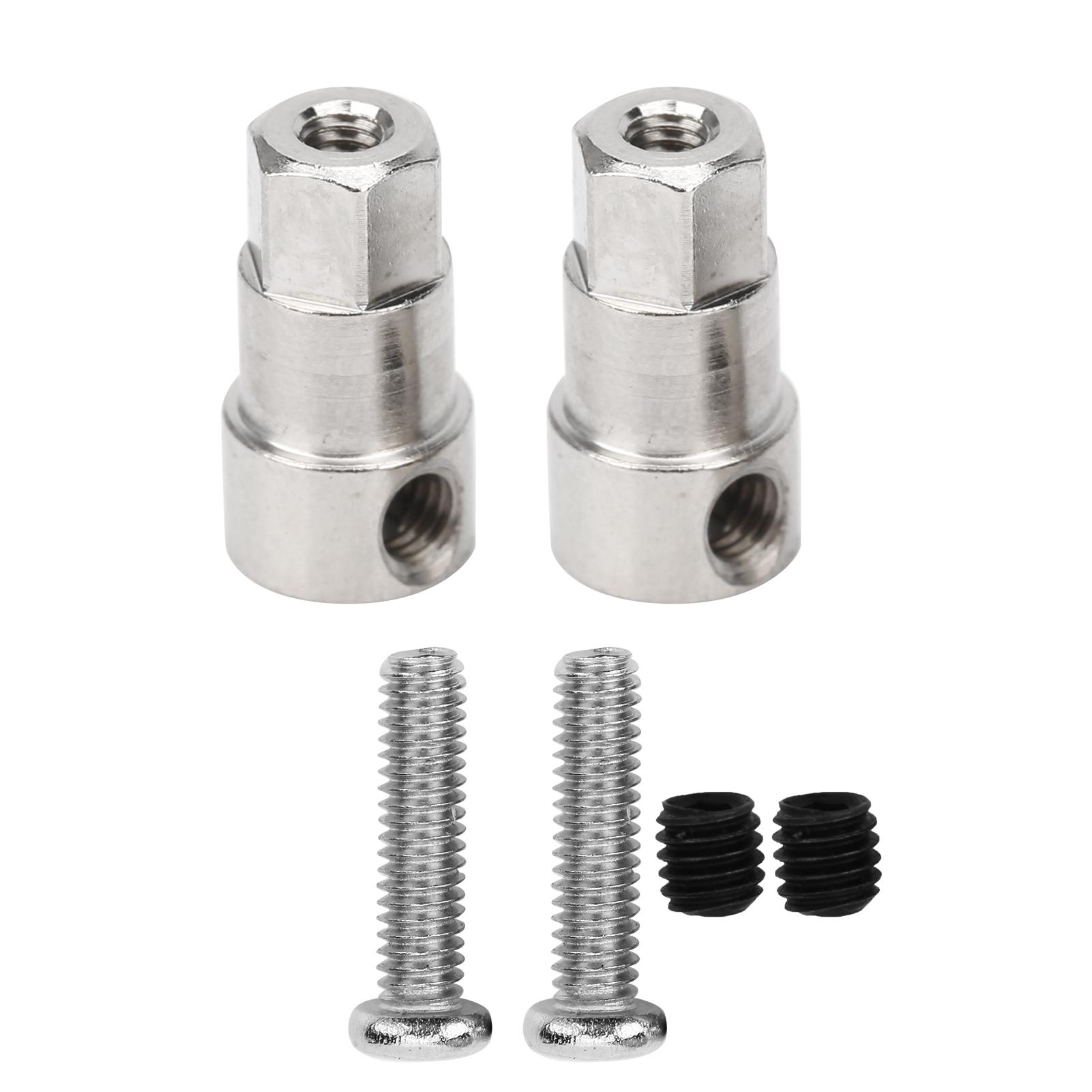 

2pcs Metal Rear Wheel Axle Parts for 63mm Tire Fit for WPL D12 110 RC Truck (045S)