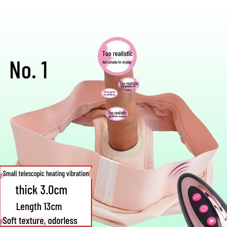 Heating Telescopic Wearable Panty Dildo for Female Self-Pleasure