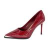 New Style Women's Autumn Classic Pumps Patent Leather Pumps Women Wedding Shoes High Heels Stiletto Lady Shoes