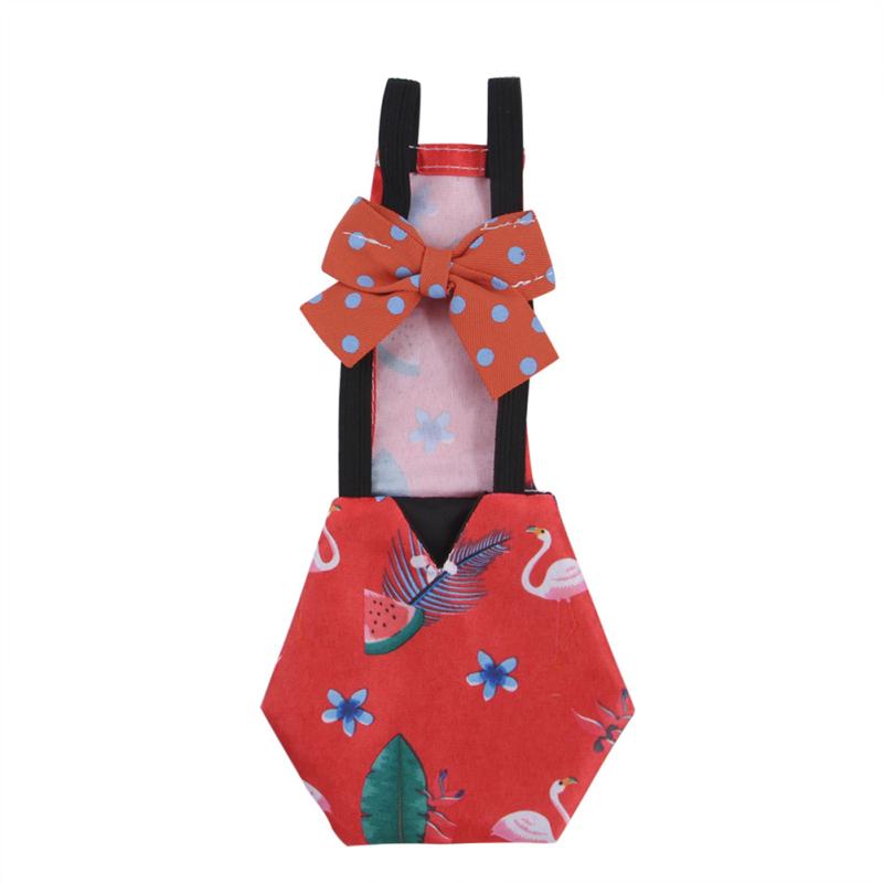 

Подгузники для домашних животных, водонепроницаемая регулируемая креативная одежда с бантом, продукт для домашних животных, для домашних животных, гуся, утки M