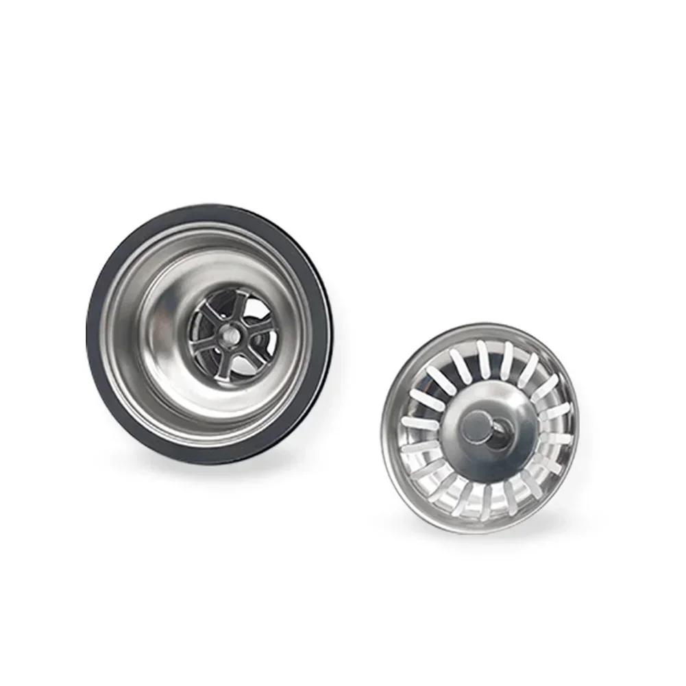Stainless Steel Kitchen Sink Strainer Basket Removable Food Debris Filter Drain Compatible with G1 12 Plumbing