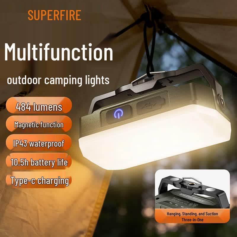 Shenhuo T68 Magnetic Rechargeable LED Camping Light