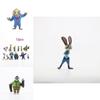 Figurines Mini Poupées Zootopia Vibrantes 12 pièces Mettant en Vedette Judy Hopps Et Nick Wilde Pour Enfants