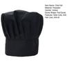 Cuisine restauration travail Chef chapeau hommes femmes couleur unie blanc Chef chapeau Anti perte de cheveux cuisson cuisine Costume chapeau