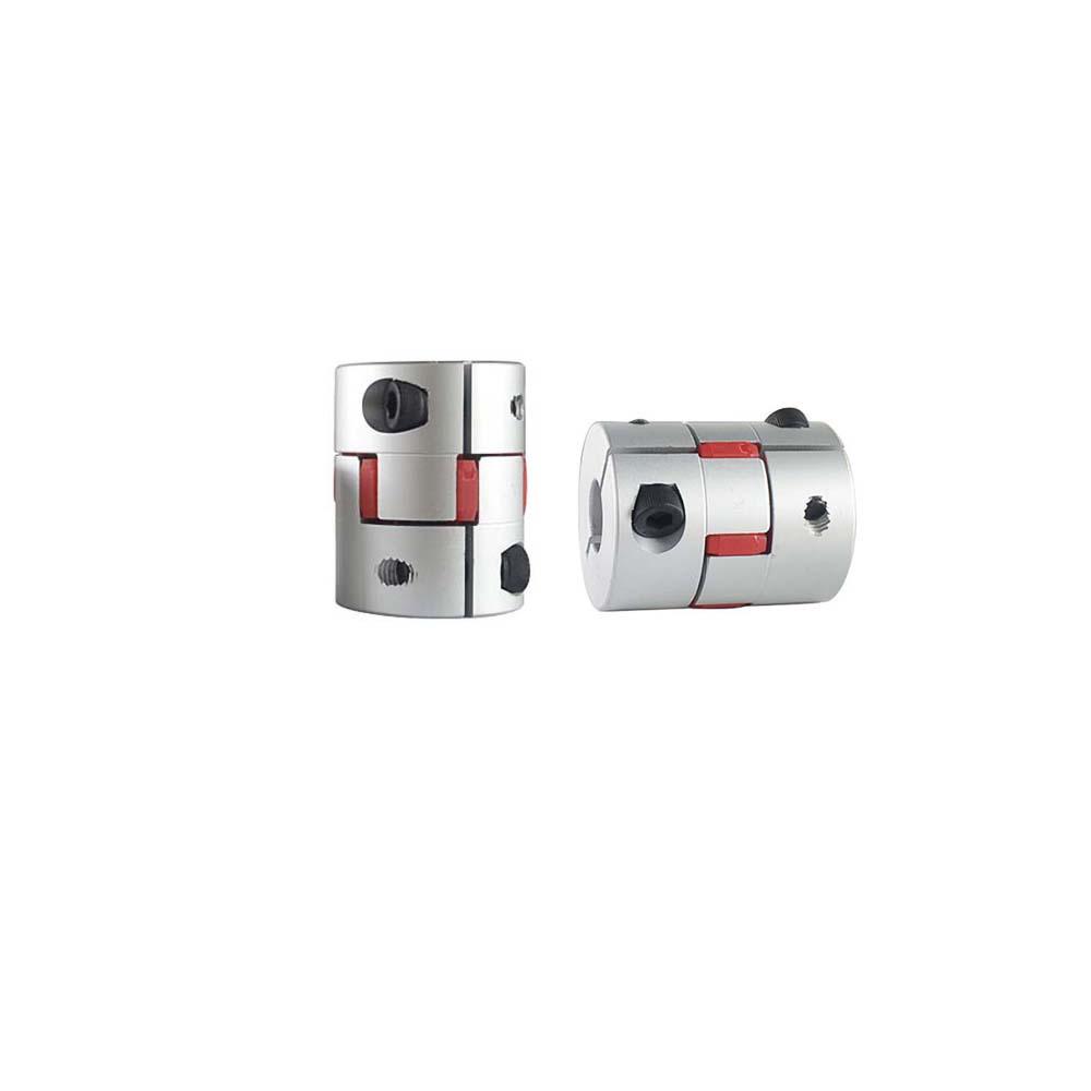 XB CNC Aluminum Alloy Plum Blossom Split-Jaw Clamping Elastic Motor Lead Screw Coupling D40L50