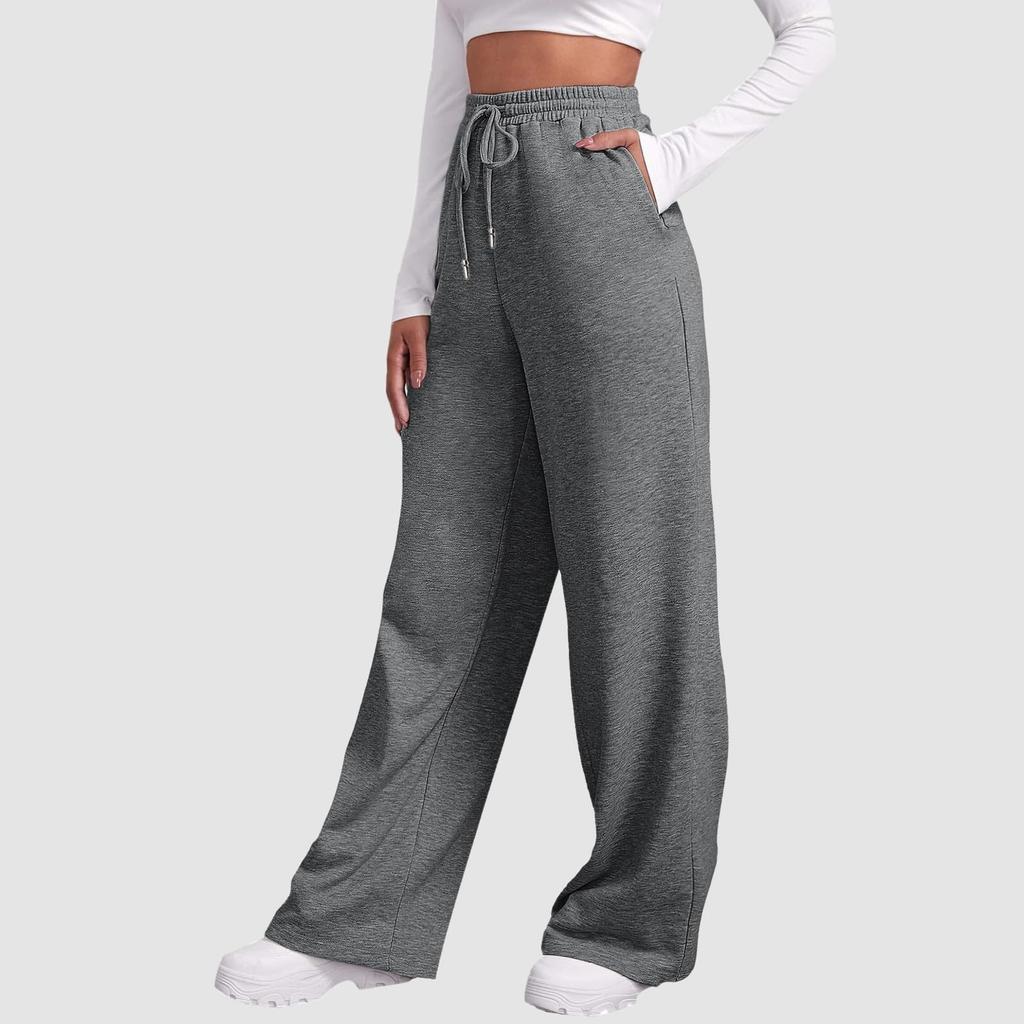 Women's High Waisted Wide Leg Sweatpants Casual Yoga Jogger Pants