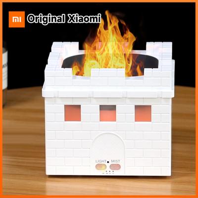 Xiaomi Beacon Tower Aromatherapie Luchtbevochtiger Diffuser Creatieve Open Haard Vlam Lamp Huis Tafel Geur Essentiële Olie Mist Diffuser