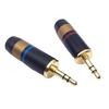Gold-Plated 3.5mm Dual-Channel Stereo Audio Plug