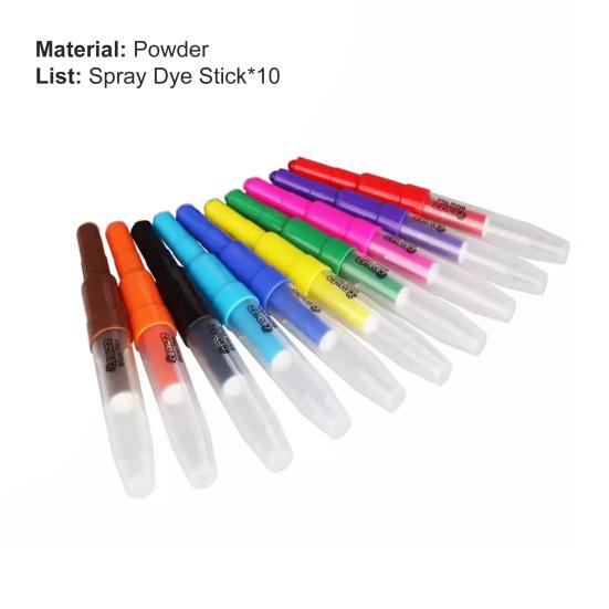 10 Stück Haustier-Färbestift Einfach zu bedienen Zierlich Gesundes Haustierhaar Kreide Malstift für Welpen