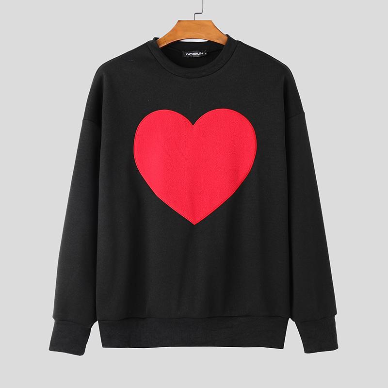 

INCERUN Мужские свободные свитера с длинным рукавом и принтом M