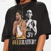 Tyrese And Reggie Basketball Overrated Indiana T Shirt Vintage Streetwear Unisex Graphic Top For Everyday Wear Fashion