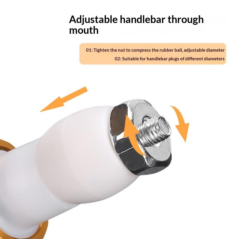 1 Coppia Luce Manubrio Bici Segnalatore di Svolta per Ciclismo LED Tappi Estremità Manubrio Luci Indicatori Accessori Bicicletta