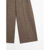 Masimodutti Wool Blend Wide Leg Volume Pants