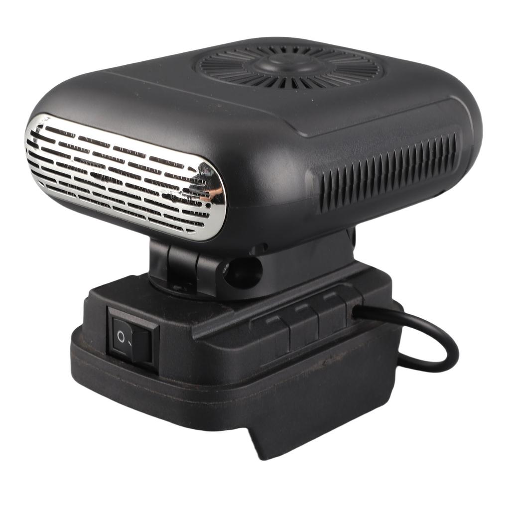 Battery Powered Heater 90 Degree Flip 2 Temperatures 2xUSB Portable Space Heater for BL1830 BL1850 BL1840 BL1845 BL1815